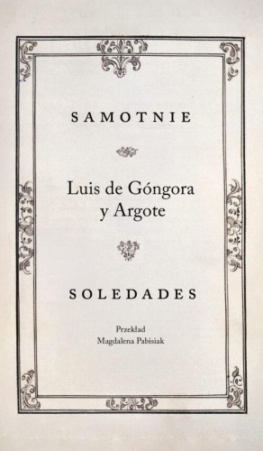 Samotnie, Luis de Góngora y Argote