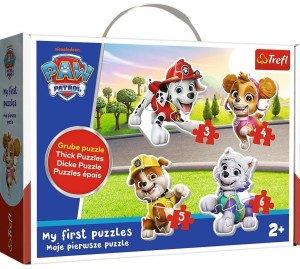 PUZZLE BABY CLASSIC - KOCHANE PIESKI TREFL, TREFL