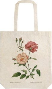 TORBA BAWEŁNIANA STBAG09 RÓŻA SHOPPERKA NA RAMIĘ