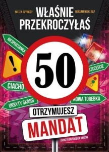 KARNET URODZINY 50