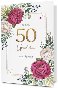 KARNET URODZINY 50