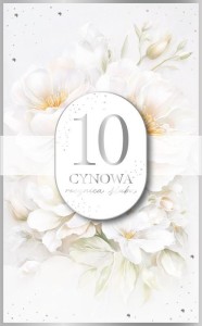 KARNET ROCZNICA ŚLUBU 10