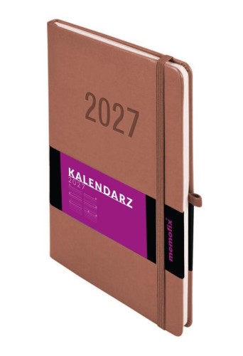 Kalendarz 2027 Memofix B5 TDW mocha mousse
