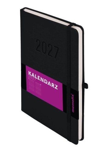 Kalendarz 2027 Memofix B5 TDW czarny
