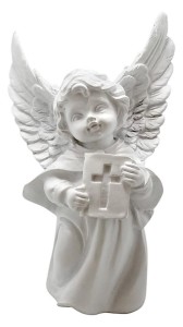 FIGURKA ANIOŁ Z KSIĄŻKĄ 15CM