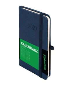 KALENDARZ 2027 MEMOFIX A6 TDW GRANATOWY
