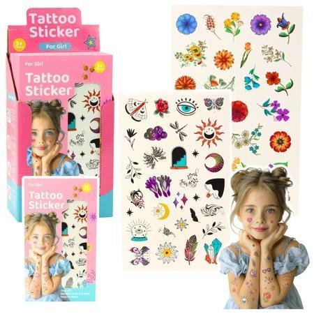 Tatuaże zmywalne dla dzieci 60wzorów, Leantoys