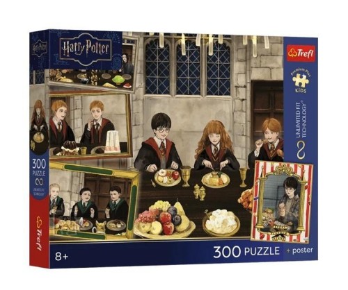 Puzzle 300 Harry Potter + plakat TREFL, Trefl