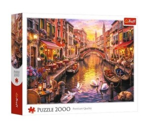 PUZZLE 2000 ROMANTYCZNA WENECJA TREFL, TREFL