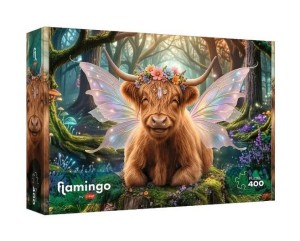 PUZZLE 400 FLAMINGO - LEŚNA OPIEKUNKA SNÓW TREFL
