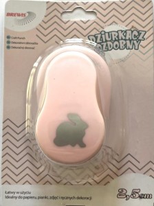DZIURKACZ OZDOBNY KRÓLIK 2.5CM, BREWIS