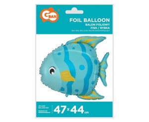 BALON FOLIOWY RYBKA 47X44CM