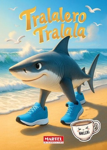 Kolorowanka Tralalero Tralala z naklejkami