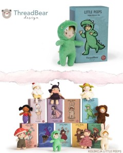 LALECZKA DINOZAUR DANNY, THREADBEAR DESIGN