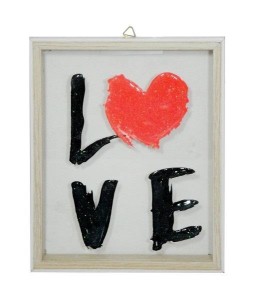 OBRAZ - LOVE 20X30CM, SWEDE