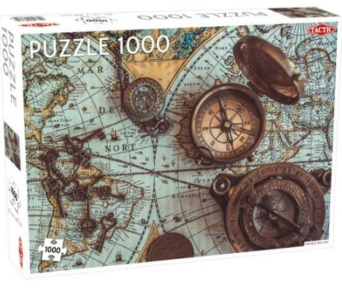 Puzzle 1000 Vintage Sea Map, Tactic