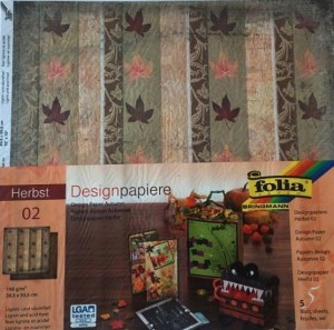 DESIGN-PAPIER 190 G/M2 30,5X30,5CM 5ARK