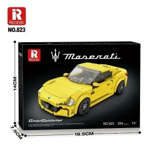 KLOCKI MASERATI GRANTURISMO 2024 YELLOW 384EL