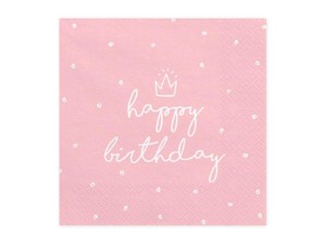SERWETKI HAPPY BIRTHDAY 33X33CM 20SZT