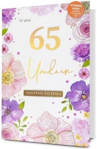 KARNET URODZINY (WYMIENNE CYFRY)