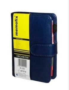 ORGANIZER 2027 MEMOFIX A6 K GRANAT