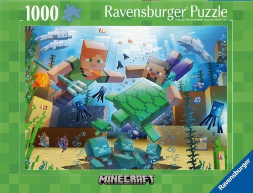 Puzzle 1000 Minecraft Mozaika, Ravensburger