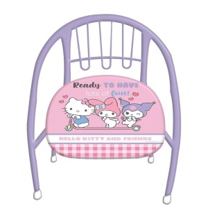 KRZESEŁKO DZIECIĘCE METALOWE HELLO KITTY
