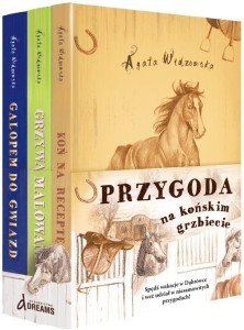 PAKIET: PRZYGODA NA KOŃSKIM GRZBIECIE T.1-3