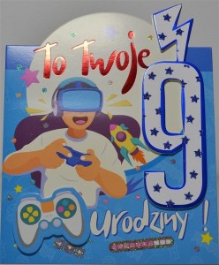 KARNET URODZINY 9