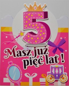 KARNET URODZINY 5