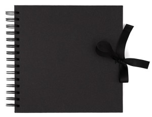 ALBUM DO ZDOBIENIA 20,5X20,5CM/40K CZARNY