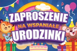 ZAPROSZENIE URODZINY (10SZT)