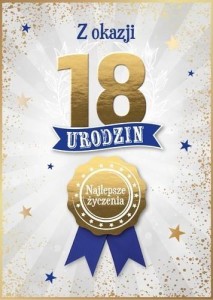 KARNET URODZINY 18