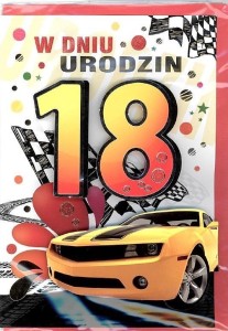 KARNET 18-STKA NAKLEJANY 3D NR 001 + KOPERTA