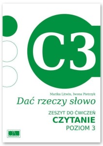 DAĆ RZECZY SŁOWO. CZYTANIE - POZIOM 3.