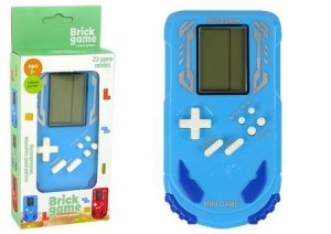 KONSOLA BRICK GAME NIEBIESKA, LEANTOYS