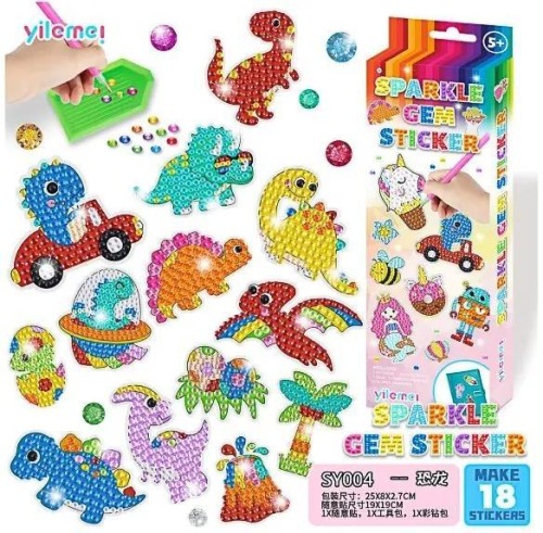 Diamentowa mozaika Sparkle dino, Fandy