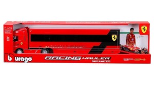 IVECO S WAY CAB W/TRAILER + 1 FERRARI 1:43