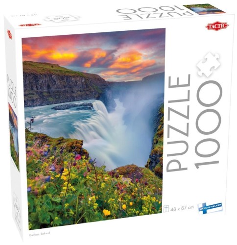 Puzzle 1000 Gullfoss, Iceland, Tactic
