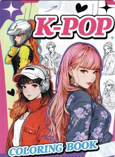 Kolorowanka Kpop A4, praca zbiorowa