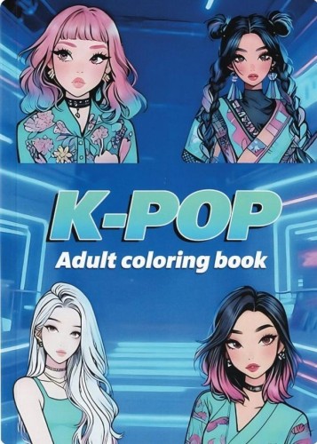 Kolorowanka Kpop A5, praca zbiorowa