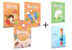 SUPERPAKIET ROŚNIJ Z NAMI. A I A+ + KARTY PRACY...