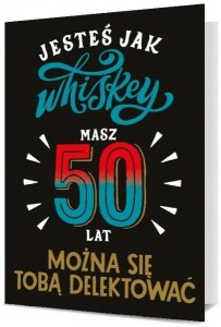 KARNET URODZINY 50 MĘSKIE K. B6-1902