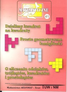 MINIATURY MATEMATYCZNE 41 DZIELIMY KWADRAT...