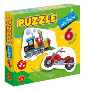 PUZZLE DLA MALUSZKÓW LOKOMOTYWA ALEX, ALEXANDER