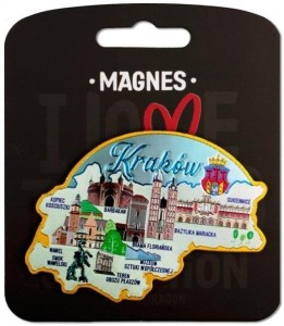 MAGNES I LOVE POLAND KRAKÓW ILP-MAG-A-KRA-24