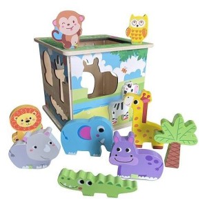 KOSTKA SORTER ZOO, SMILY PLAY