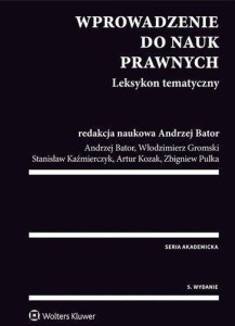 WPROWADZENIE DO NAUK PRAWNYCH. LEKSYKON TEMATYCZNY