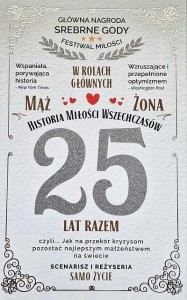 KARNET 25 ROCZNICA ŚLUBU (SREBRNA)