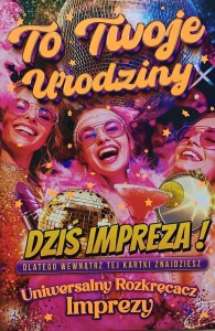 KARNET URODZINY DAMSKIE